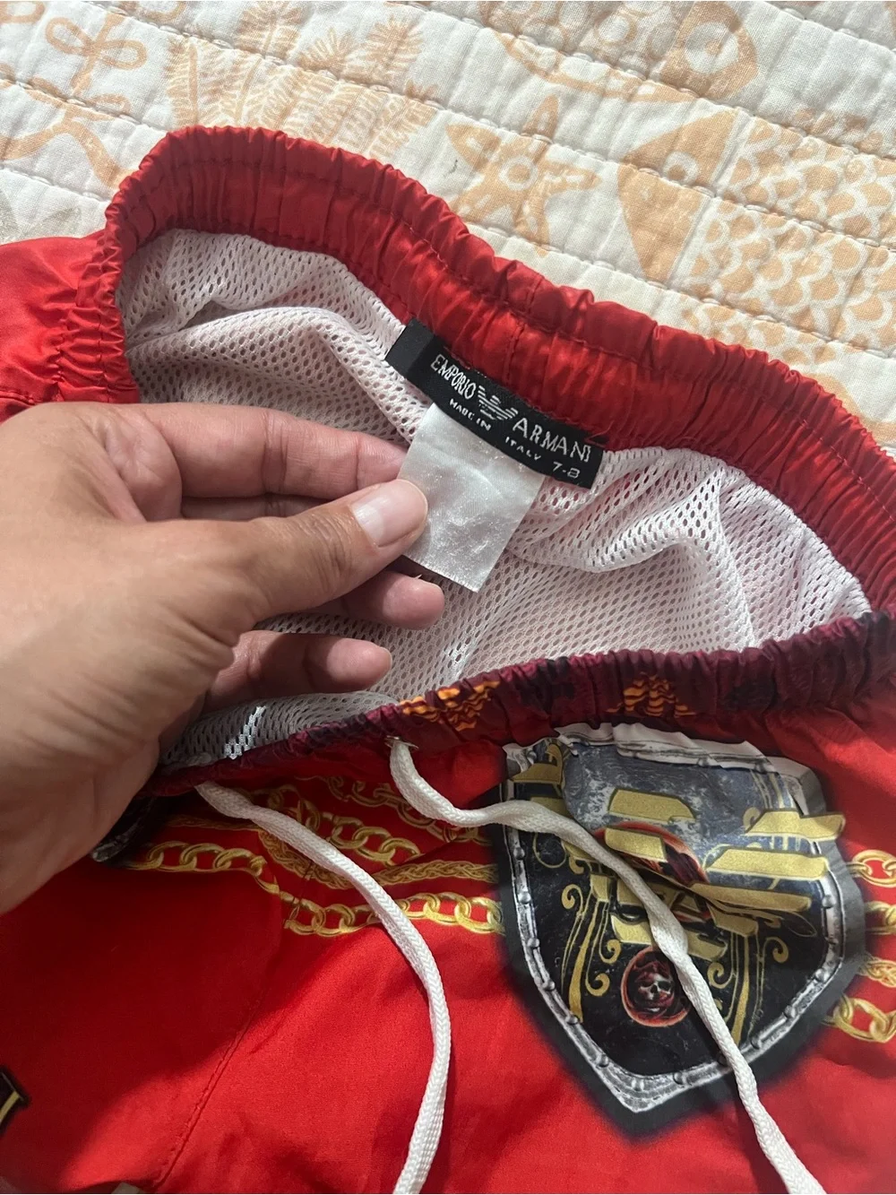 Emporio Armani vibrant red